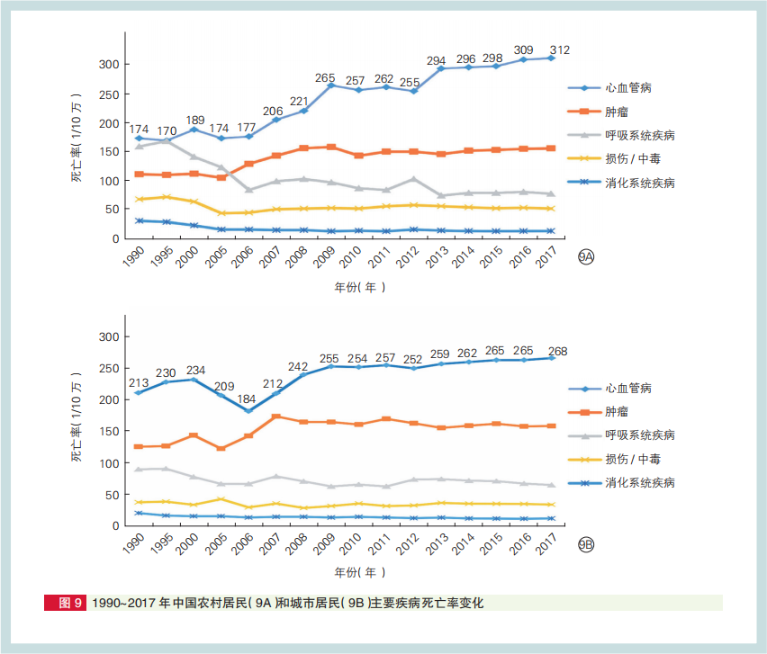 死亡率高发疾病