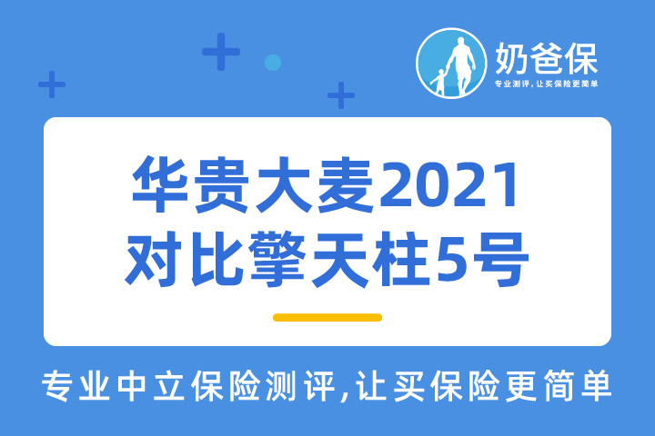 华贵大麦2021对比擎天柱5号，哪个值得投保？