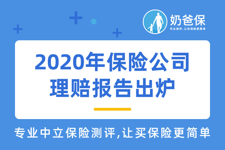 保险理赔哪家强？2020年保险公司理赔报告出炉