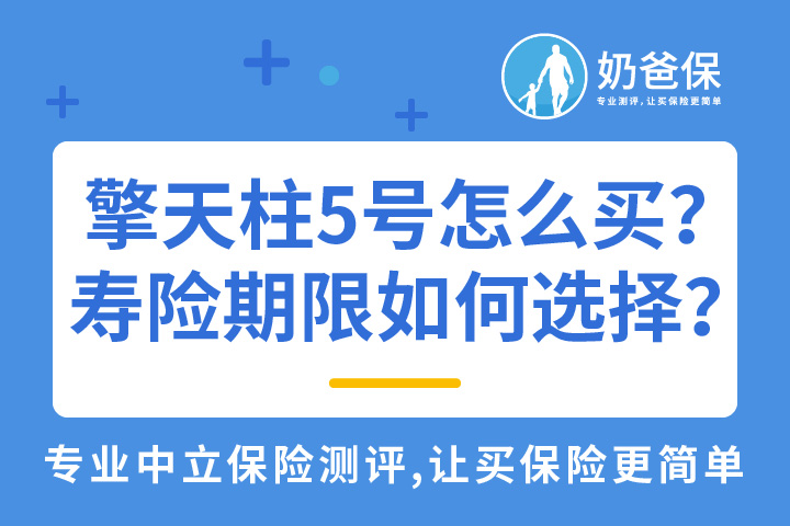 擎天柱5号该怎么买，寿险期限如何选择？