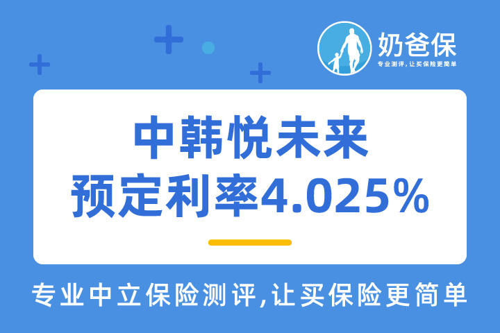 为什么我们需要保本理财？4.025%的中韩悦未来怎么样？