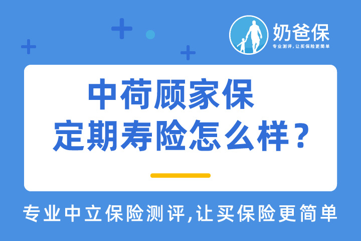 中荷顾家保定期寿险怎么样？