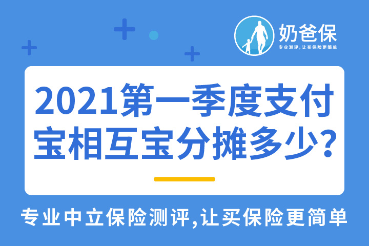2021年第一季度支付宝相互宝分摊多少钱？