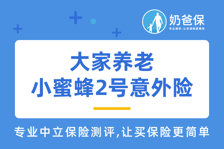 大家养老小蜜蜂2号意外险具体保什么内容？多个版本怎么选？