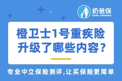 多次赔重疾险橙卫士1号重疾险升级，升级了哪些内容？