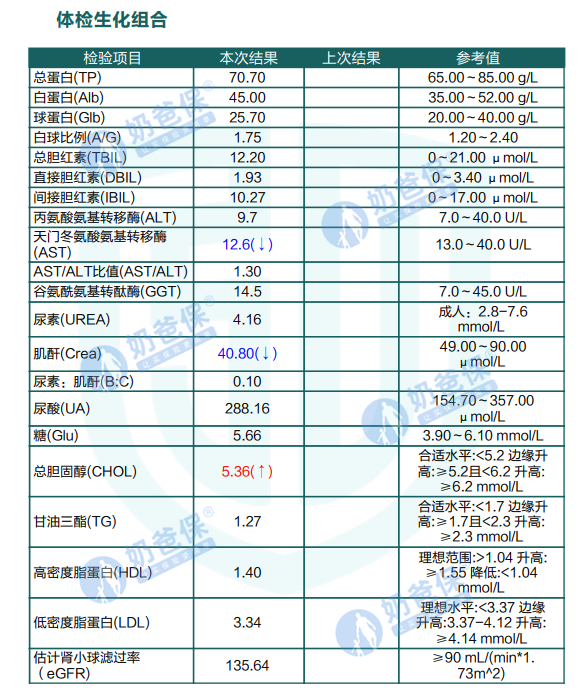 体检报告